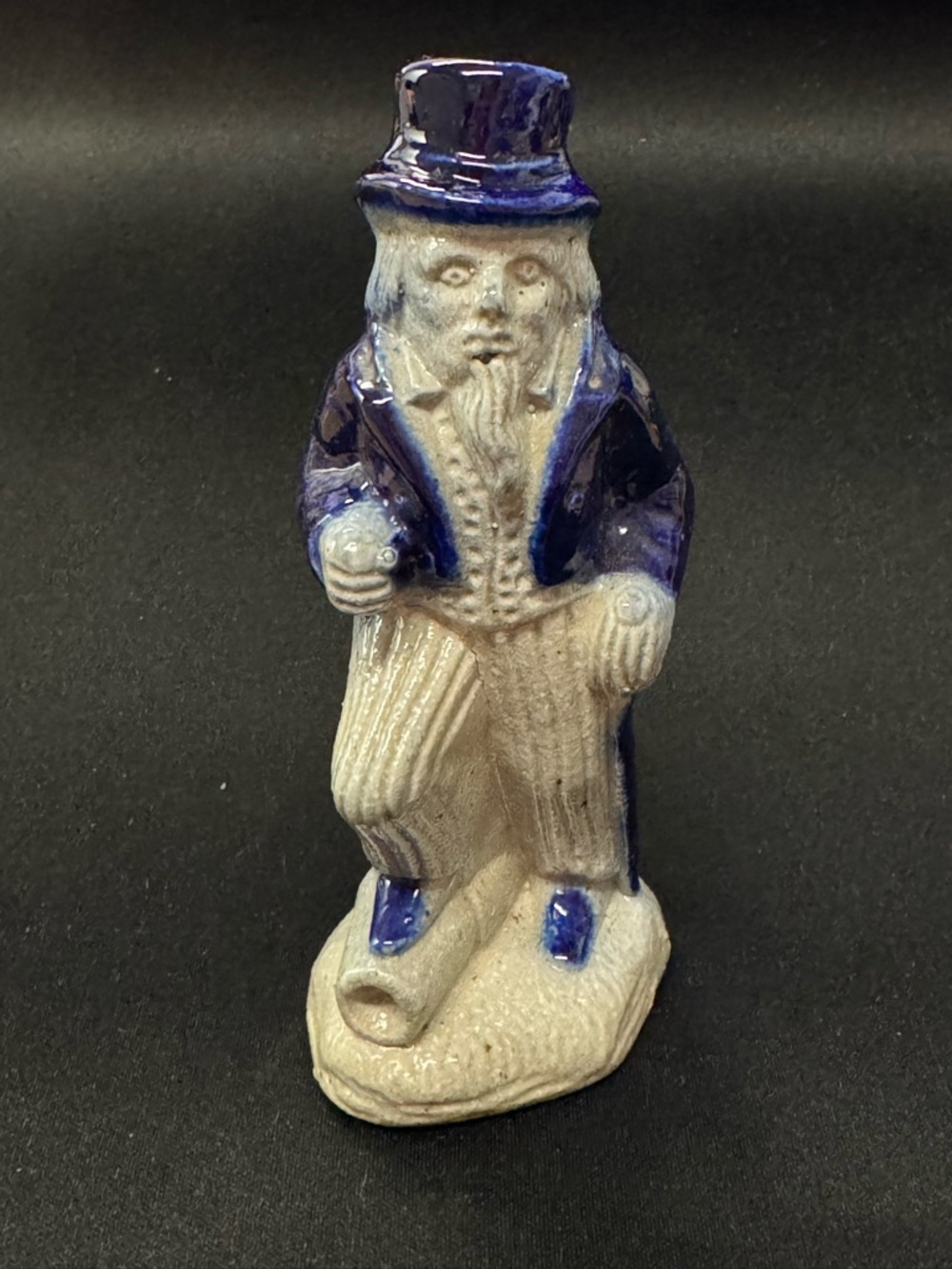 Salmon Falls Pottery Salt-Glazed Uncle Sam Figurine Accent